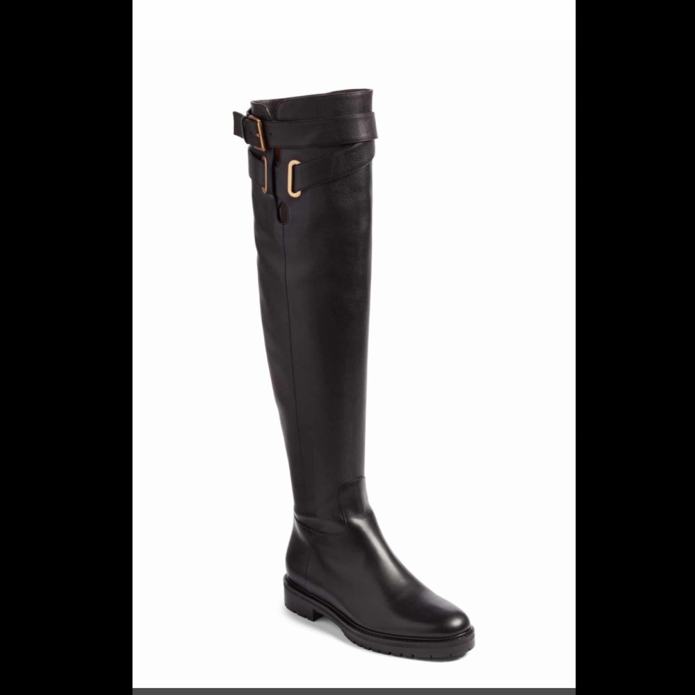 Valentino Over the Knee Leather Boots
